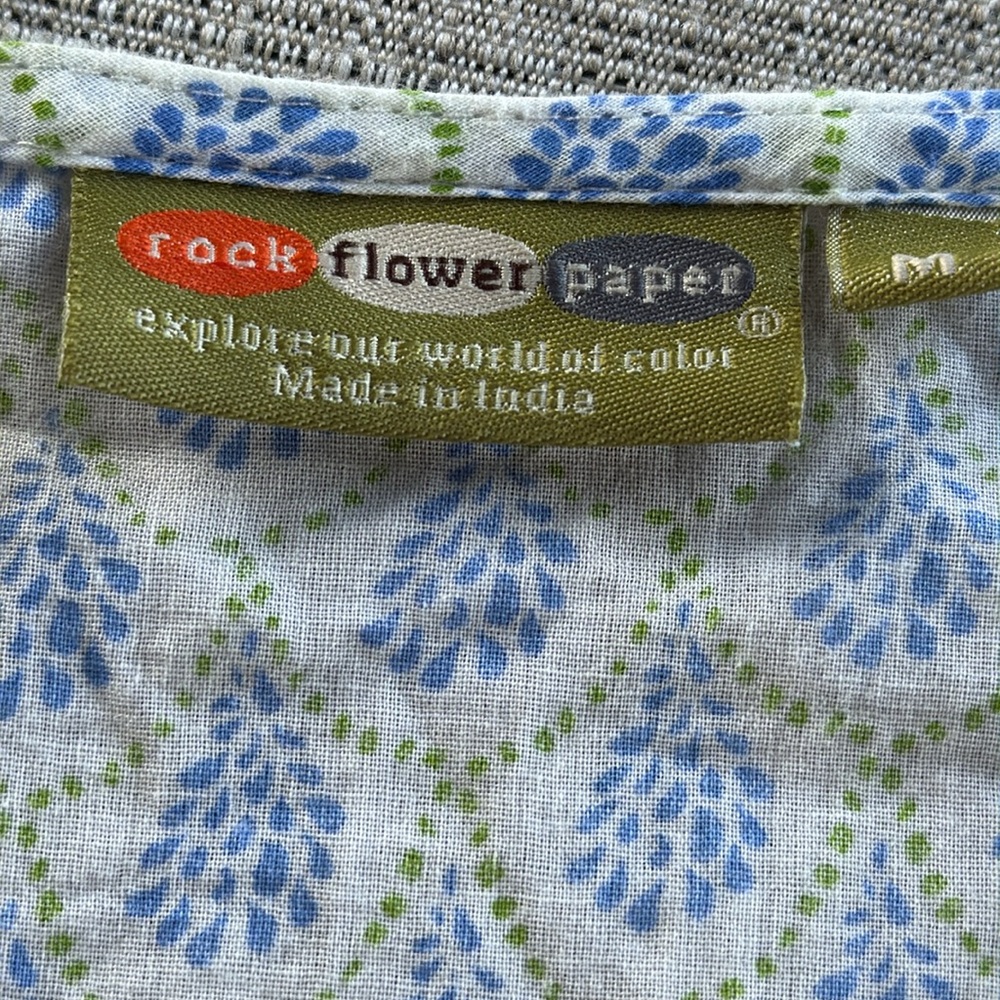 Rock flower paper tunic - Picture 2 of 4
